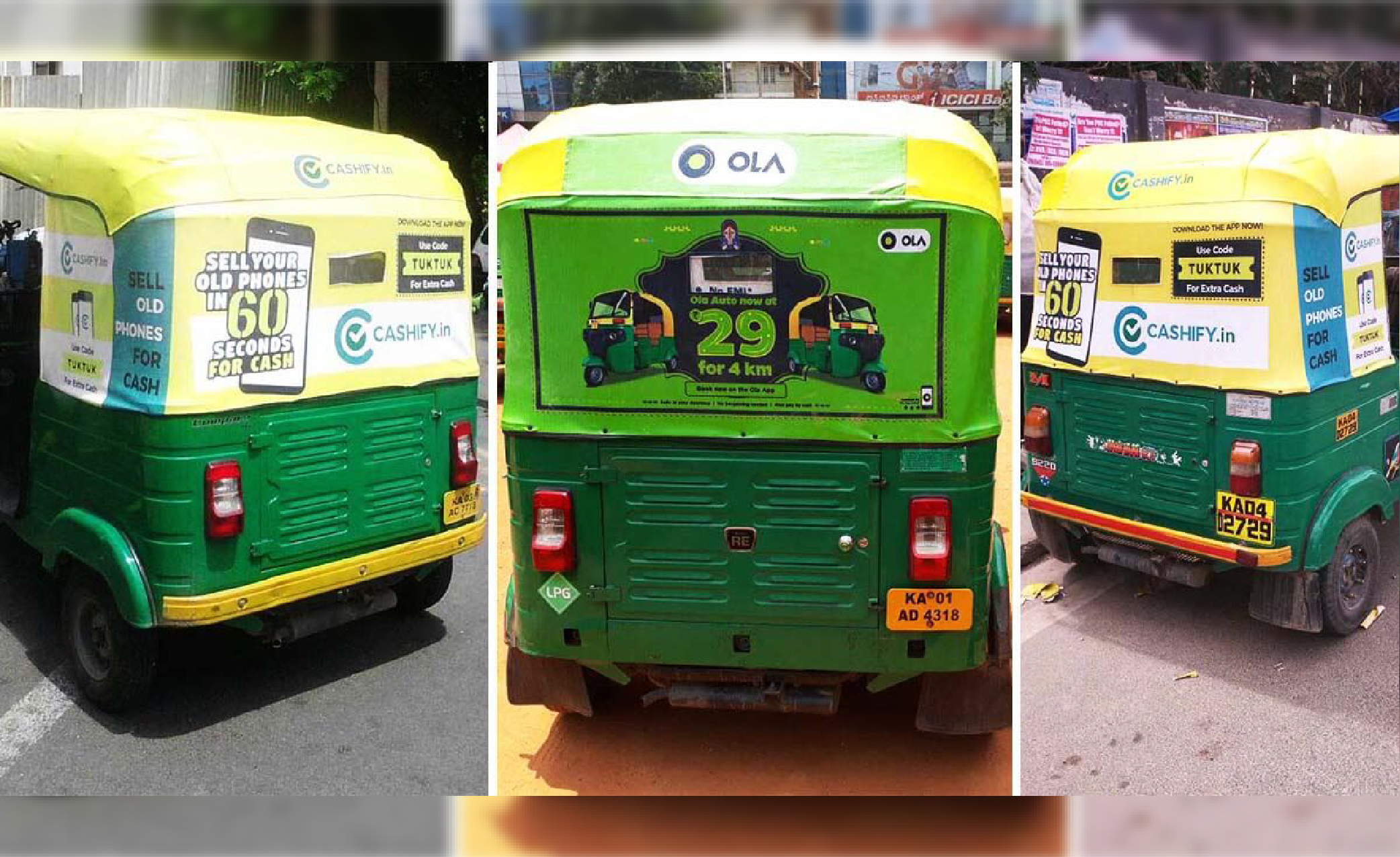 Auto Rickshaw Transit Media Fleet in Delhi