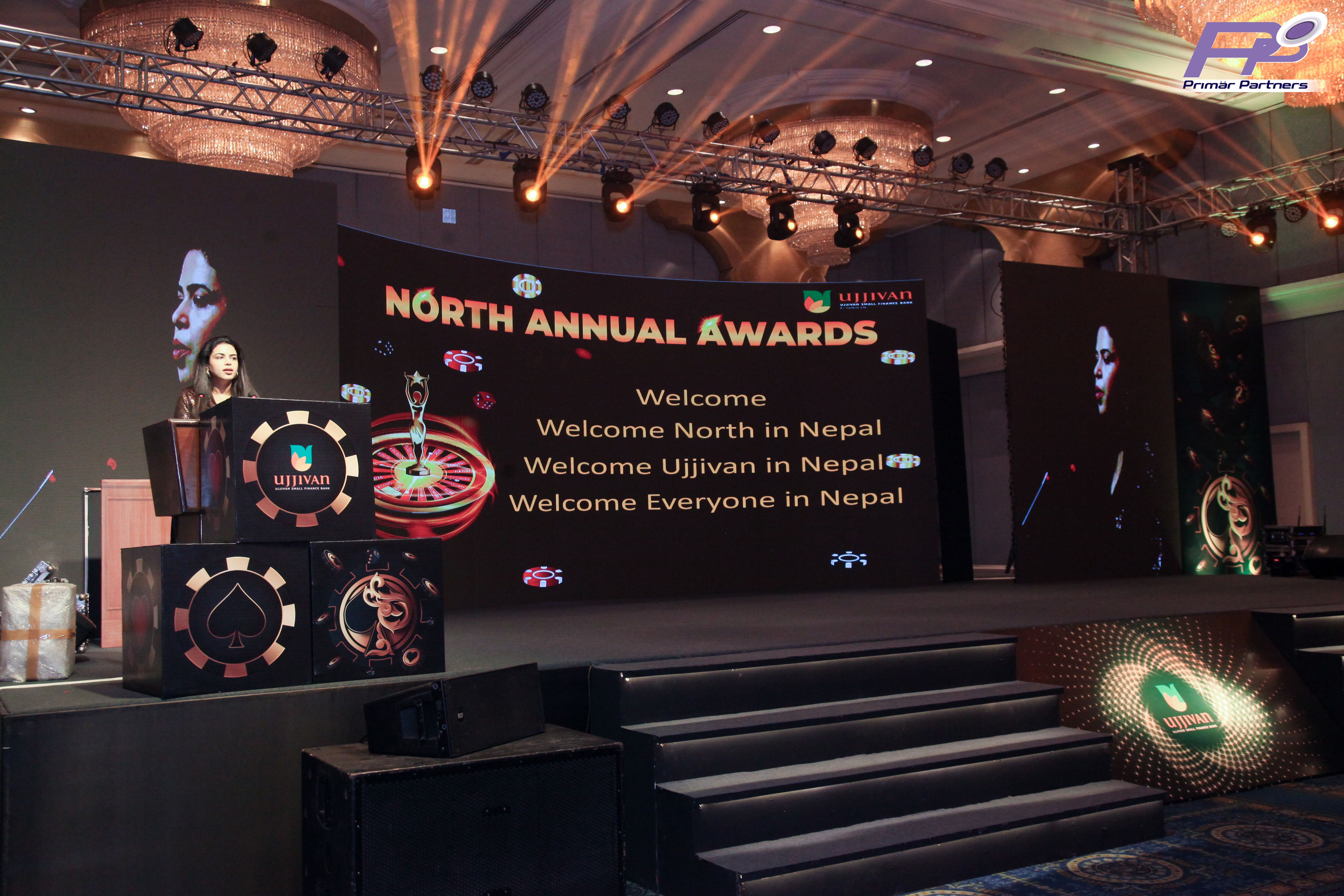 Ujjivan Small Finance Bank North Annual Awards Stage Management by Primar Partners