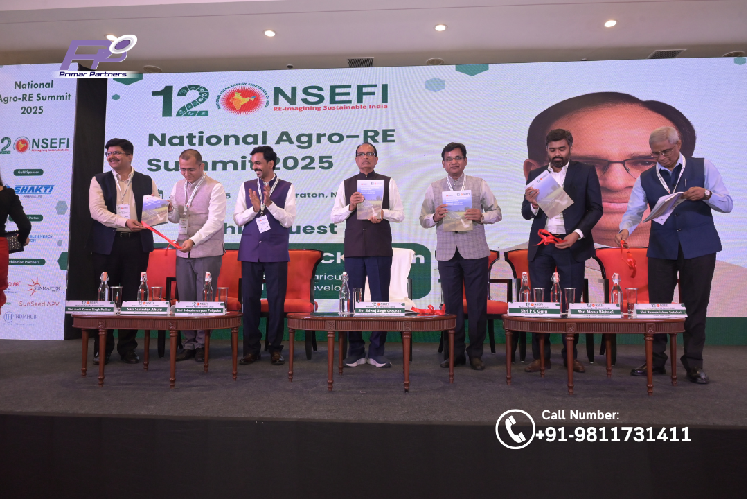 Inauguration and Report Release at National Agro-RE Summit 2025 Sheraton New Delhi